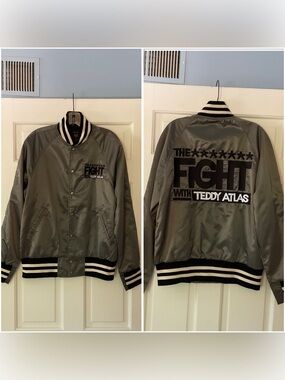 Todd Snyder Golden Bear Bomber Jacket The Fight With Teddy Atlas Mens Medium NWT